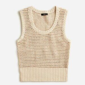 J. Crew Crochet Sweater Shell (M)
